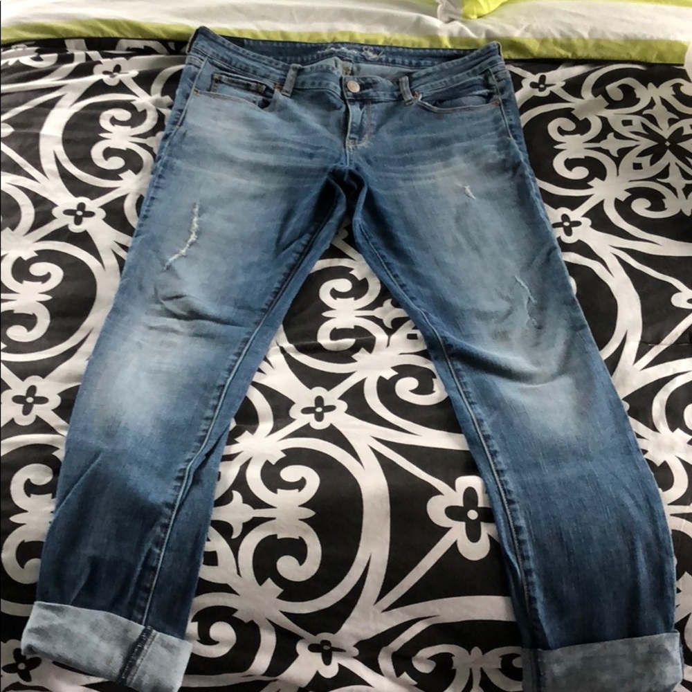 Size 14 x long American eagle skinnies